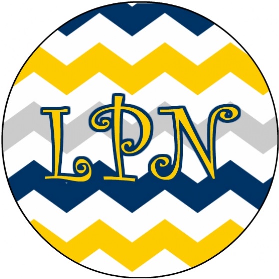 Badge Button A17 - LPN, A17