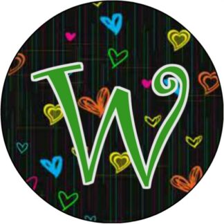 Badge Button A18 - W, A18
