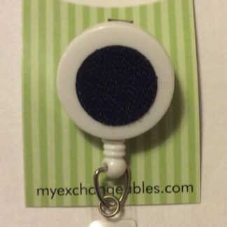 Interchangeable Alligator Clip Swivel Retractable - White, OSFA