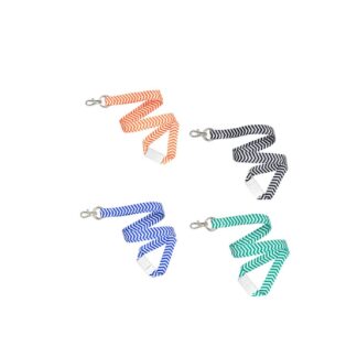 Chevron Printed Lanyard with Retractable