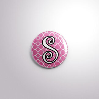 Badge Button A21 Pink Quarterfoil - S, A21