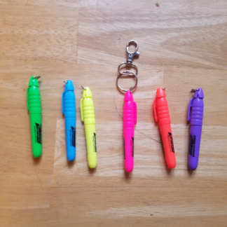 Mini Sharpie& Mini Pen for Badge Reels, Nursing Keychain Clip, Exchangeables Badge Reels