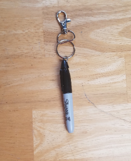  Badge Reel Accessory, Mini Pen, Highlighter, Permanent Marker,  Dry Erase Marker to attach to Badge Reel or ID Lanyard, Custom Set for  Nurses, Doctors, PAs, CNAs (Custom) : Office Products