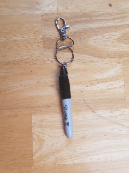 Mini Sharpie for Badge Reels, Nursing Keychain Clip, Exchangeables Badge  Reels