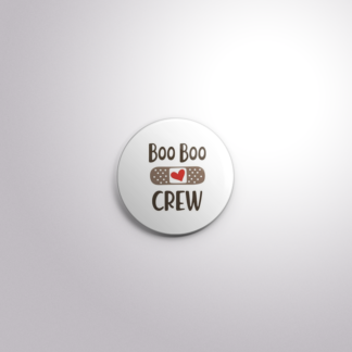 C158 Interchangeable Badge Button Boo Boo Crew Bandaid