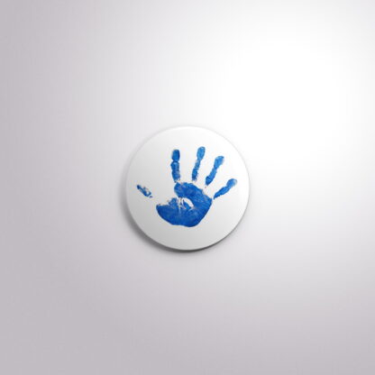 R10 Interchangeable Badge Button Handprint