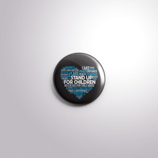 R9 Interchangeable Badge Button Abuse Heart