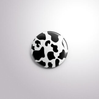 C101 Interchangeable Badge Button Cow Print