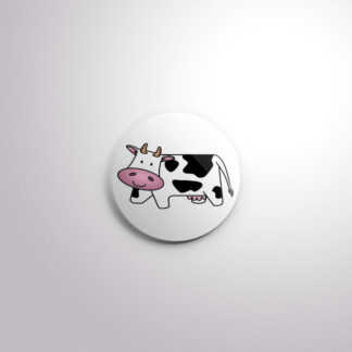 C102 Interchangeable Badge Button Cow