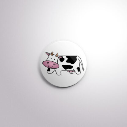C102 Interchangeable Badge Button Cow