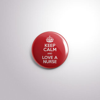 C14 Interchangeable Badge Button Love A Nurse Red