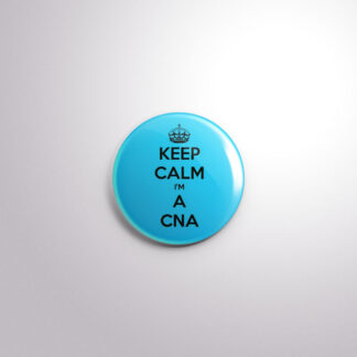 C16 Interchangeable Badge Button Calm CNA Blue