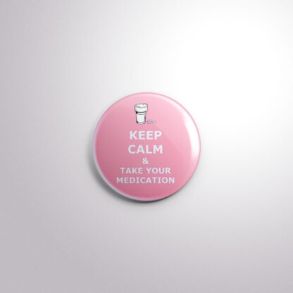 C17 Interchangeable Badge Button Calm Medication