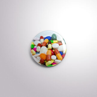 C19 Interchangeable Badge Button Pills