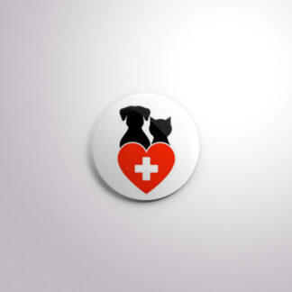C22 Interchangeable Badge Button Vet Tech