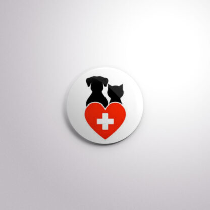 C22 Interchangeable Badge Button Vet Tech