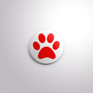 C23 Interchangeable Badge Button Paw Print