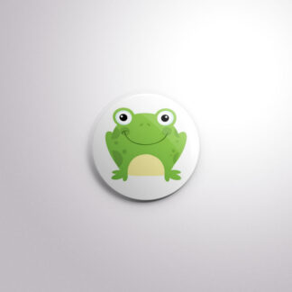 C40 Interchangeable Badge Button Frog