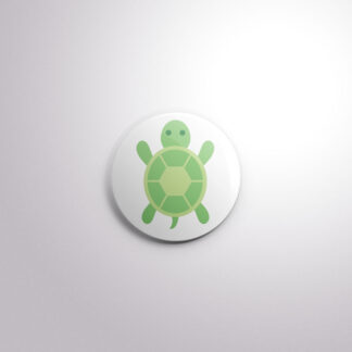 C41 Interchangeable Badge Button Flat Turtle
