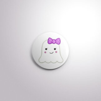 H40 Interchangeable Badge Button Ghost Purple
