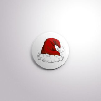 H45 Interchangeable Badge Button Santa Hat