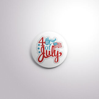 H52 Interchangeable Badge Button 4th of July
