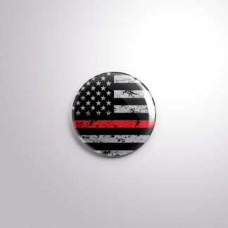 L3 Interchangeable Badge Button Thin Red Line