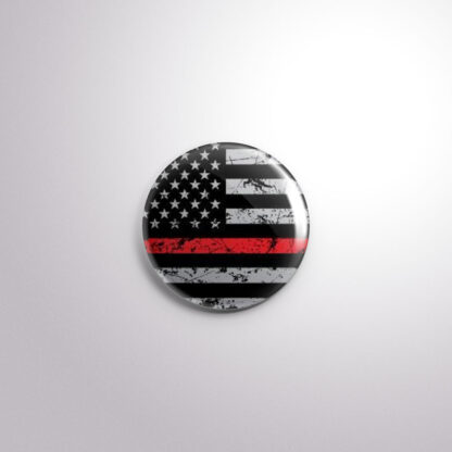 L3 Interchangeable Badge Button Thin Red Line