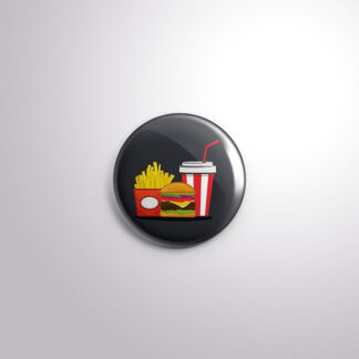 C129 Interchangeable Badge Button Fast Food