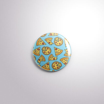 C134 Interchangeable Badge Button Pizza Slices