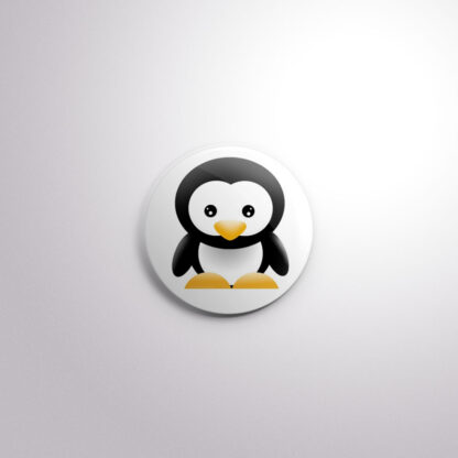 C43 Interchangeable Badge Button Penguin