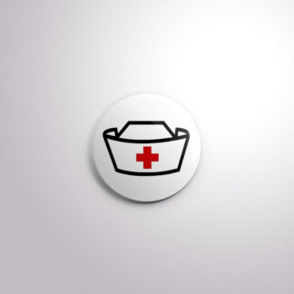 C83 Interchangeable Badge Button Nurses Cap