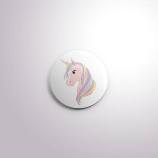 C97 Interchangeable Badge Button Glitter Unicorn