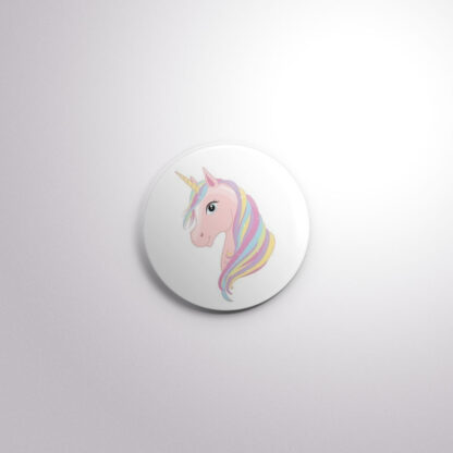 C97 Interchangeable Badge Button Glitter Unicorn