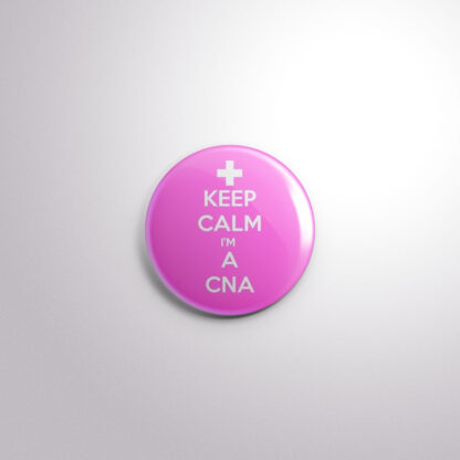 C99 Interchangeable Badge Button Love a CNA Pink