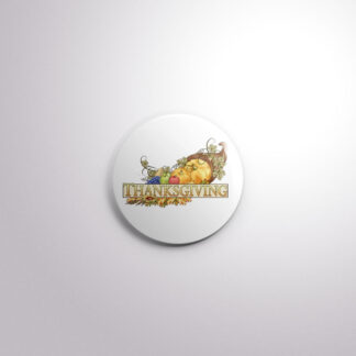 H10 Interchangeable Badge Button Thanksgiving Cornucopia