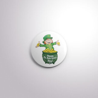 H15 Interchangeable Badge Button Pot 'O Gold