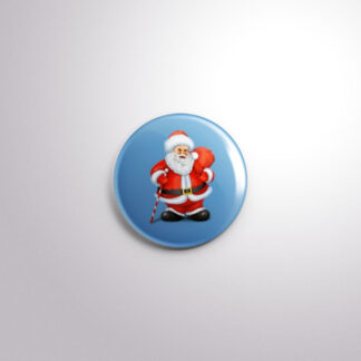 H18 Interchangeable Badge Button Santa