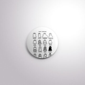 H22 Interchangeable Badge Button Ghost Fashion