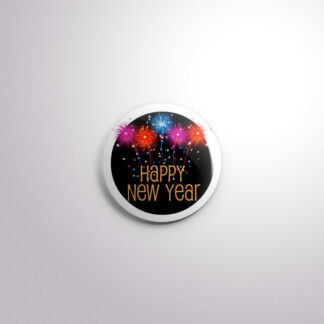 H33 Interchangeable Badge Button Multi New Year