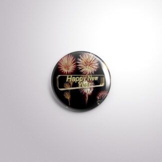 H34 Interchangeable Badge Button New Year