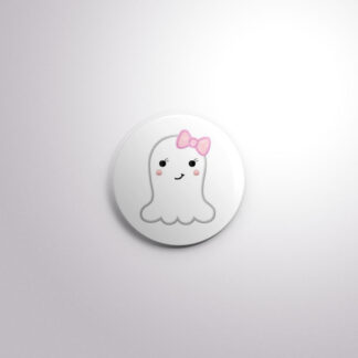 H39 Interchangeable Badge Button Ghost Pink