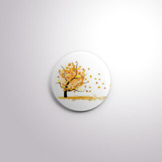 H6 Interchangeable Badge Button Fall Leaves
