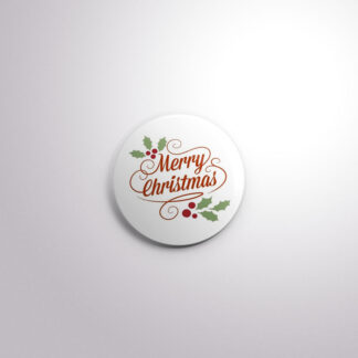 H65 Interchangeable Badge Button Merry Christmas