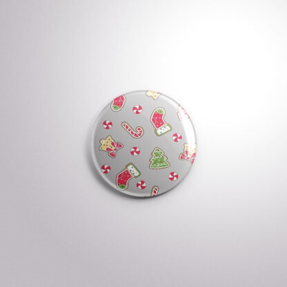 H67 Interchangeable Badge Button Christmas Cookies