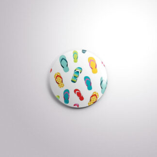 SUM1 Interchangeable Badge Button Flip Flops