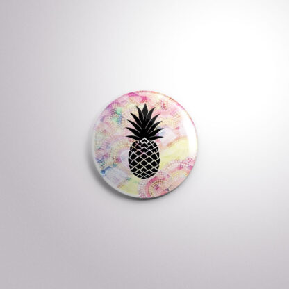 SUM2 Interchangeable Badge Button Pinapple
