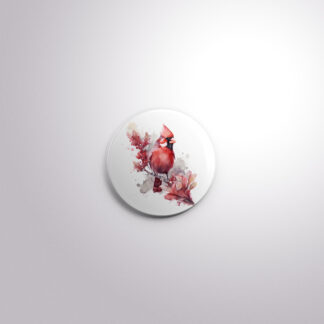 C179 Interchangeable Badge Button Cardinal