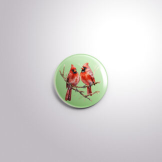 C180 Interchangeable Badge Button Cardinals