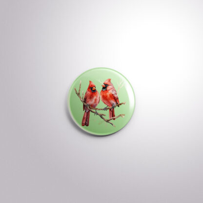 C180 Interchangeable Badge Button Cardinals